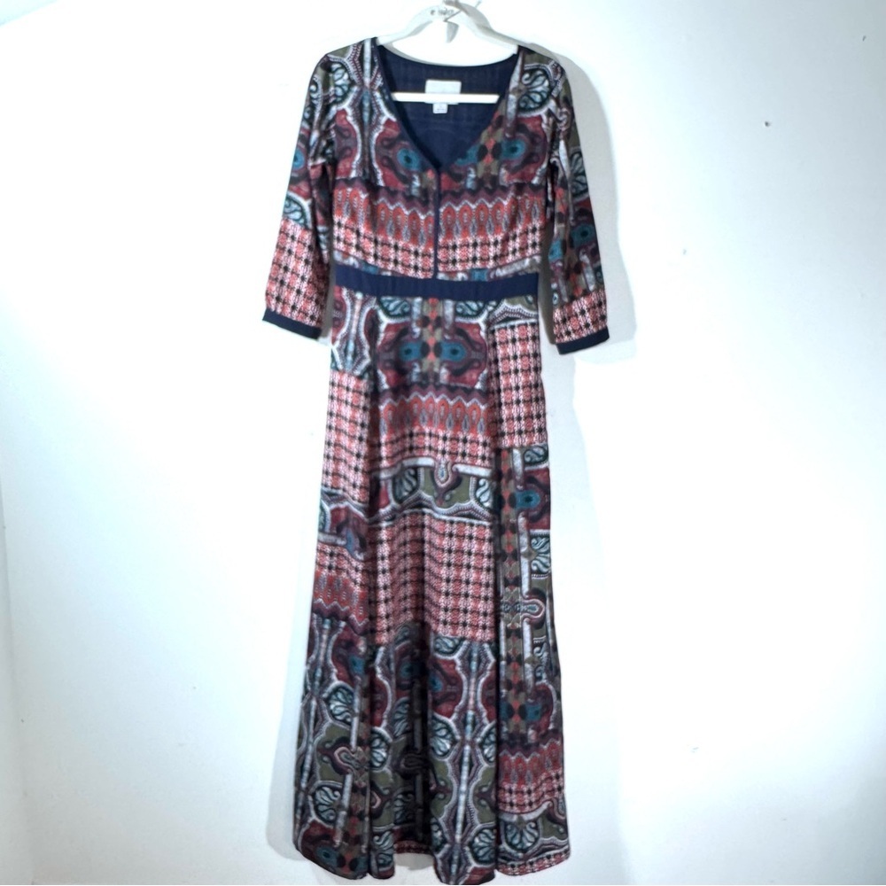 Anthropologie Chloe Oliver Patchwork Maxi Dress - Picture 3 of 14